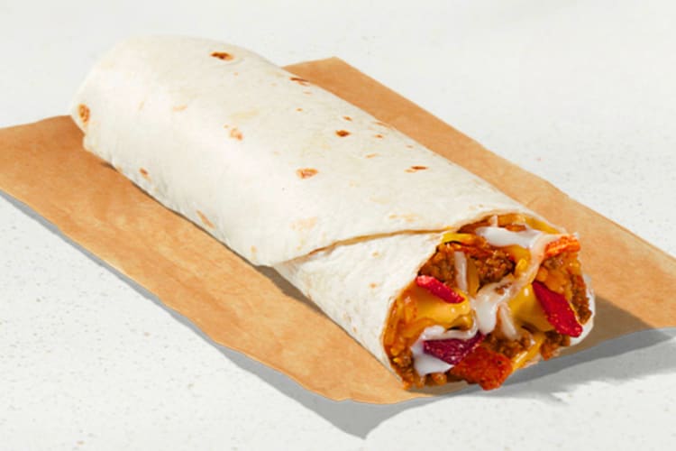 A Cheesy Double Beef Burrito from Taco Bell