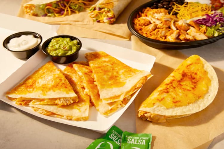 The Cantina Chicken Quesadilla is the most high-protein Taco Bell item