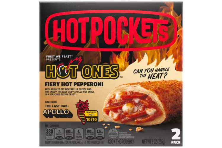 Hot Ones Fiery Hot Pepperoni is one of the best Hot Pockets flavor collaborations