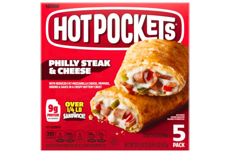 Philly Steak and Cheese is one of the best Hot Pockets flavors