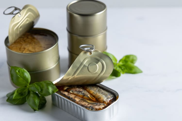 Once opened, canned food can deteriorate quite quickly.