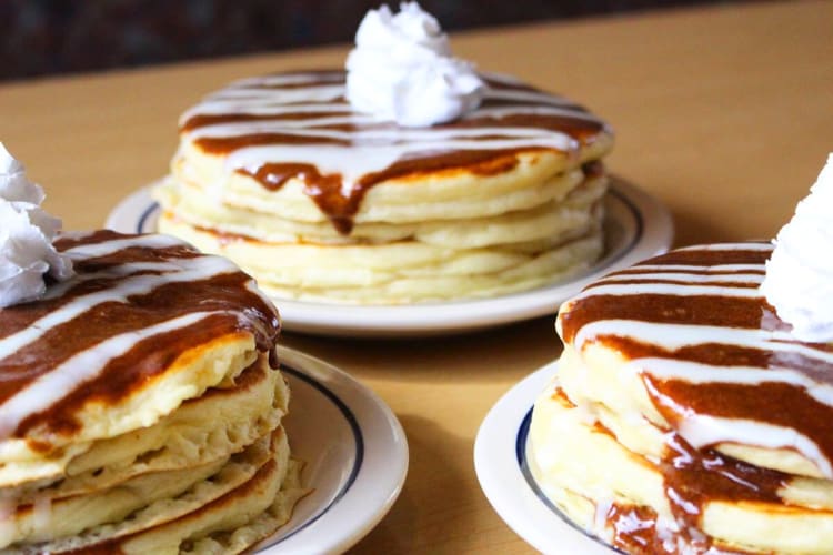 You can get cinnamon pancakes on the IHOP secret menu