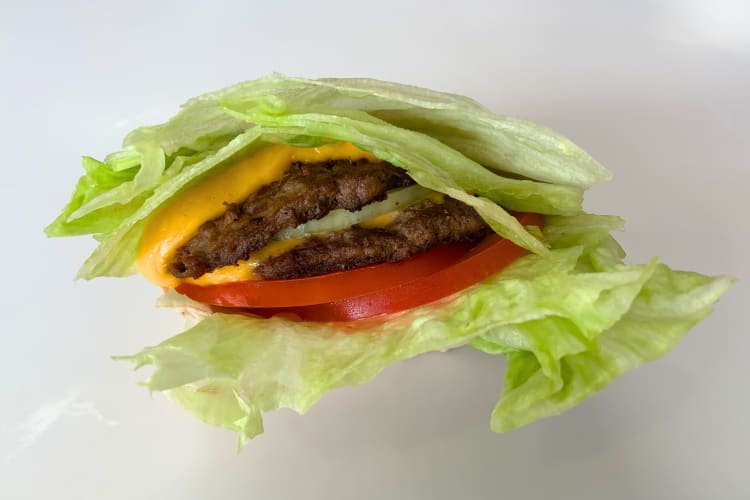 In-N-Out Protein Style is low in carbs and high in fat and protein