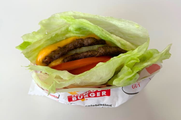 The In-N-Out secret menu Protein-Style burger is a popular item