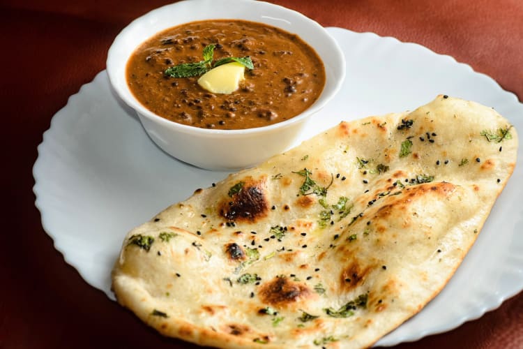 Dal Bukhara and butter naan