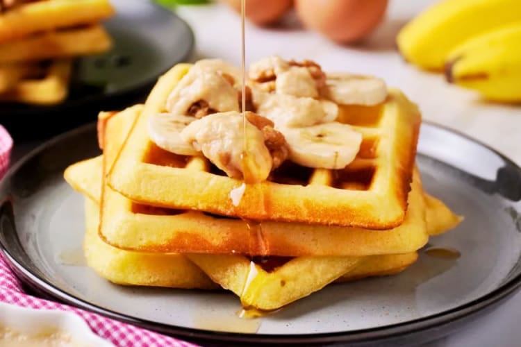 Sourdough waffles.