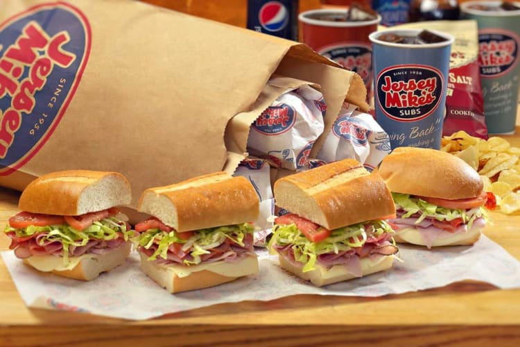 Order with the Jersey Mike's app to earn rewards 