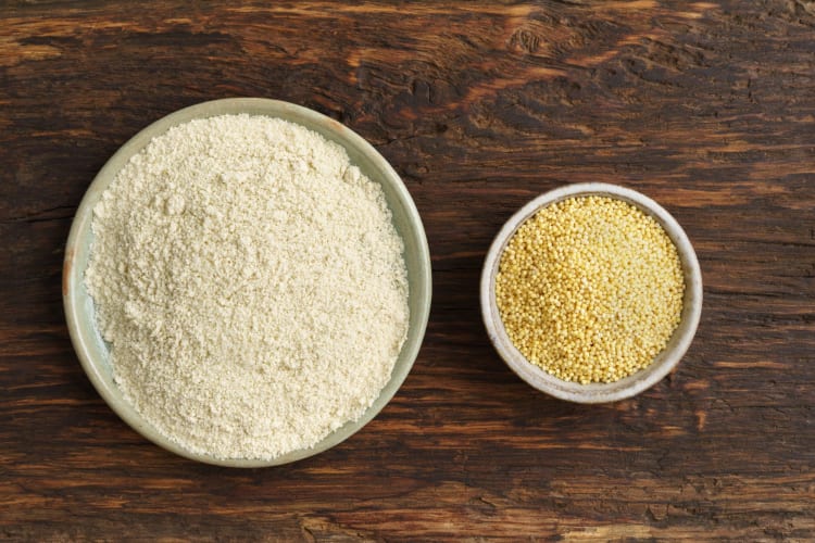 millet flour works as a cornflour substitute