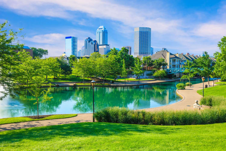 Indianapolis skyline, Indiana