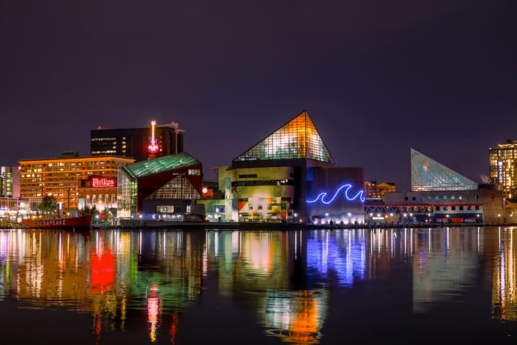 a city cruise is a birthday idea in baltimore