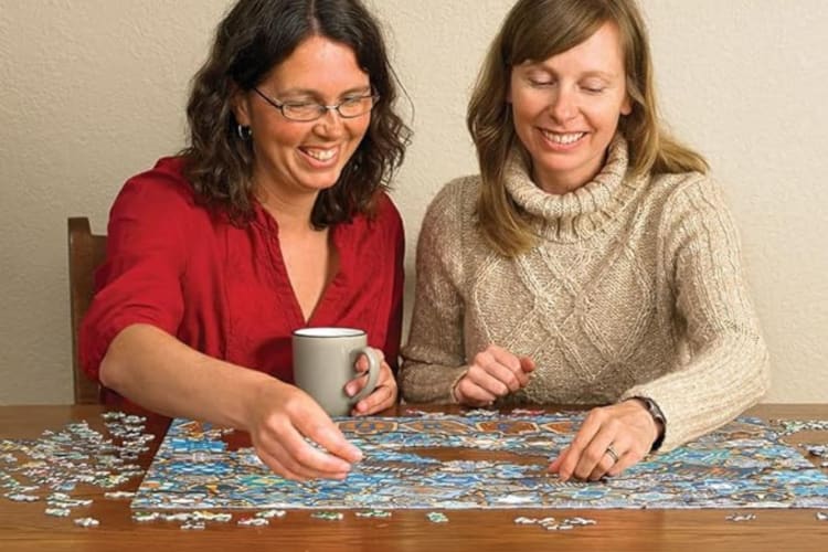 1000 Piece Puzzle of Hanukkah Cookies 