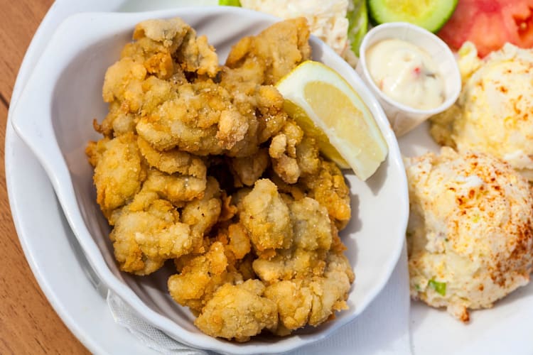 deep fried clams