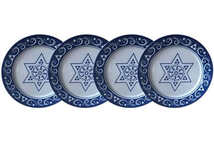 Hanukkah Melamine Plates