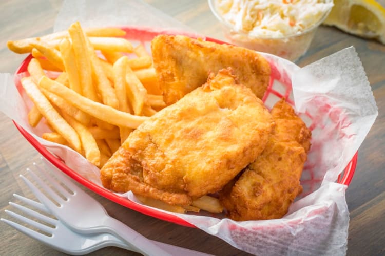 fish and chips is a cape cod food