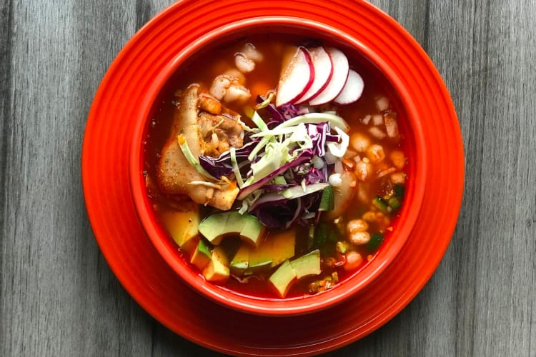 bowl of mexican soup