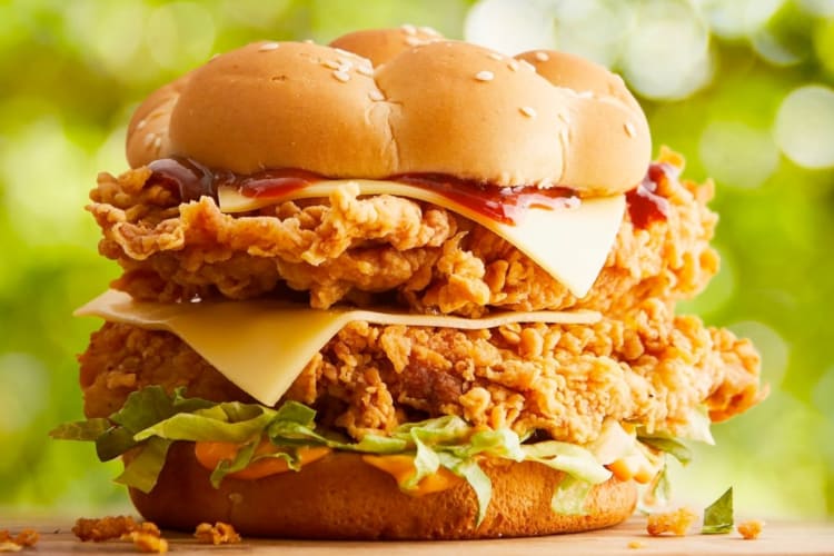 The Zinger Stacker is a popular KFC secret menu item