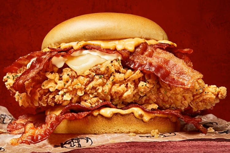 An easy KFC secret menu hack is adding extra bacon