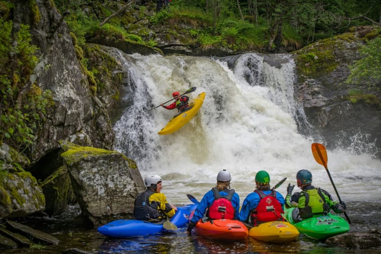 Kayaking or canoeing is a great way for families to bond together in the outdoors