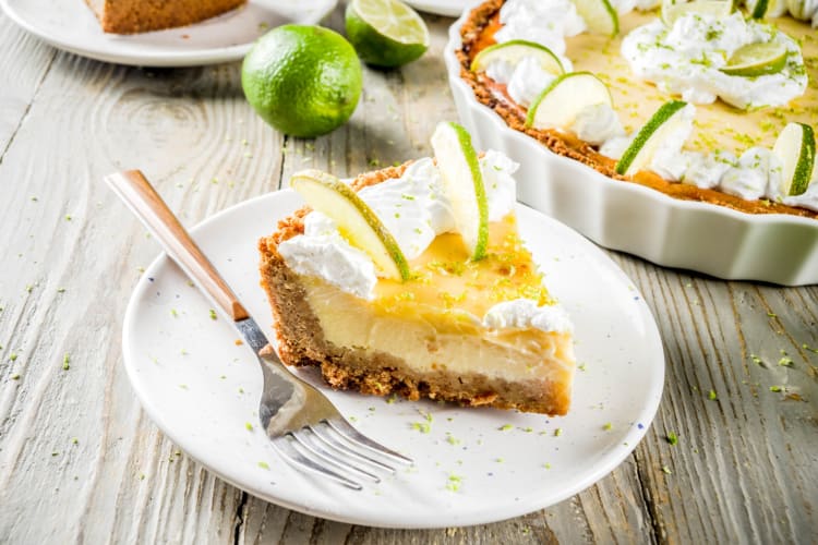 Key lime pie is a classic Key West food