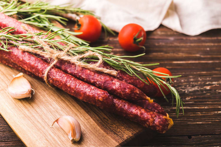 The type of kielbasa you find yourself eating depends largely on the ingredients used to make it.
