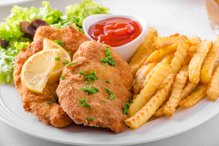 Holy Schnitzel is one of the best kosher restaurants in NYC