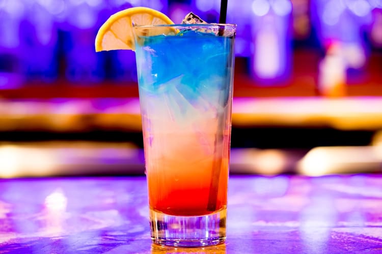 Fun wheel is a pretty drink on the Lamplight Lounge secret menu