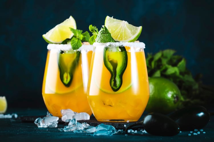 Booking an online mixology class is a fun stay-home date idea in Leeds