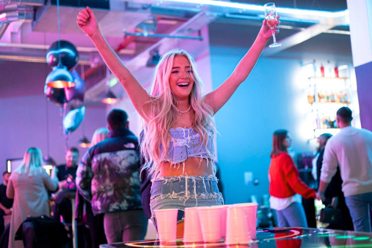 Heading to Boom Battle Bar is one of the fun date ideas in Leeds