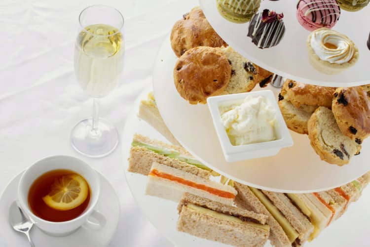 Afternoon tea is a quintessentially British London birthday idea.