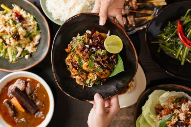 For delicious Thai fare head to Long Chim restaurant in Perth