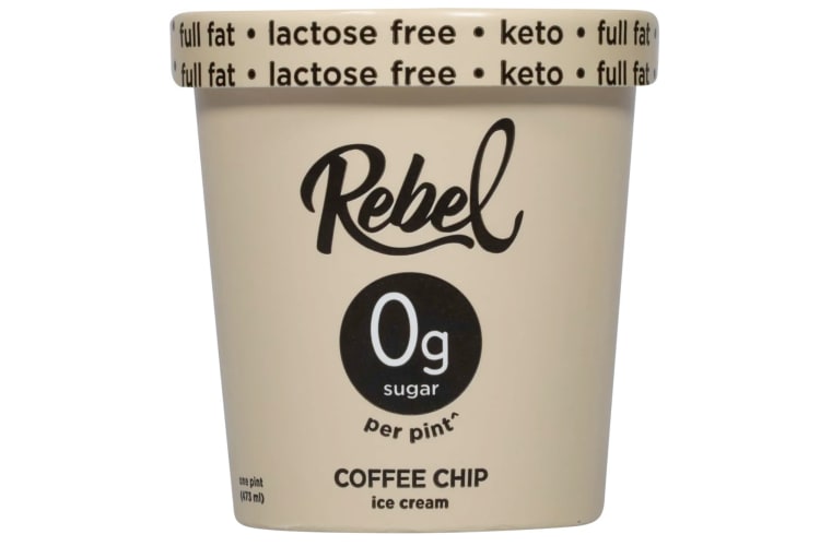 Rebel is a keto-friendly low-calorie ice cream