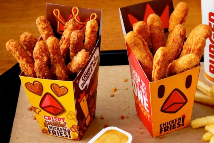 Burger King Chicken Fries are a low-sodium fast food