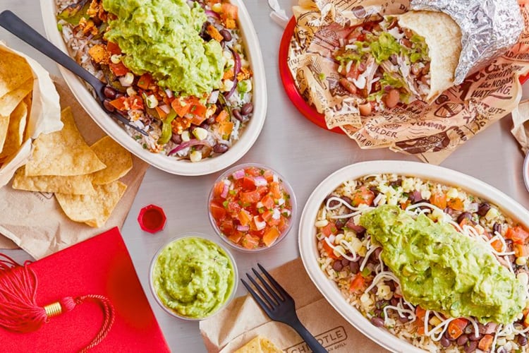 Chipotle has many low-sodium fast food dishes