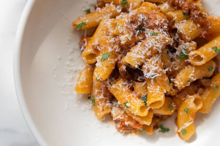 Pasta in London Farringdon Luca Restaurant