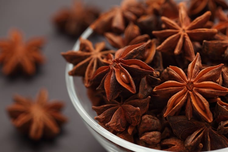 Star anise is a beautiful spice that can also be used as a cinnamon alternative. 