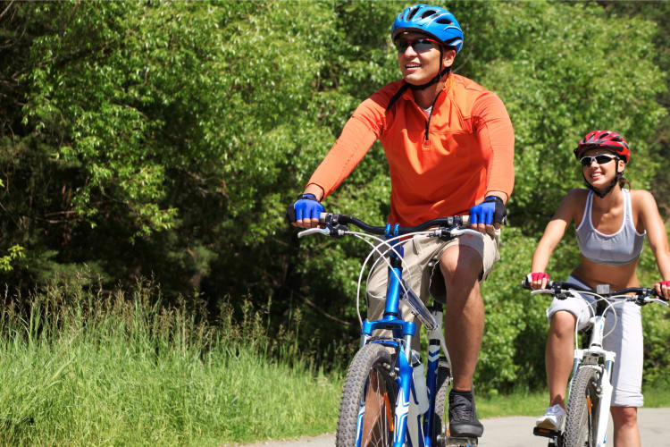 Explore the countryside by cycling to Bath with your date