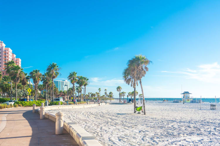 Chill out on the beach with your date in Orlando