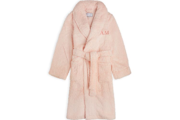 Put your name on it with this monogrammed bathrobe
