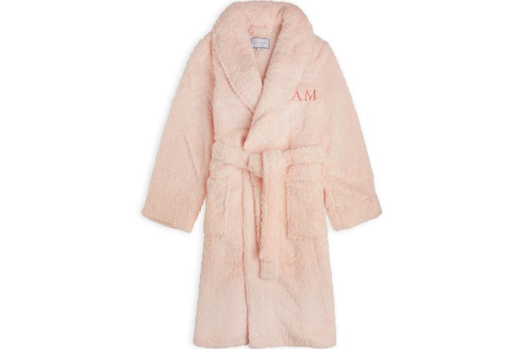 Put your name on it with this monogrammed bathrobe