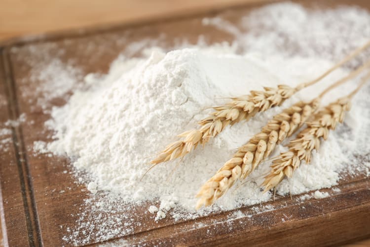 Wheat flour is a great sub for oat flour. 