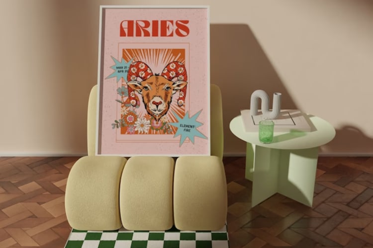 Who does love art? Get your aries this gorgeous art print