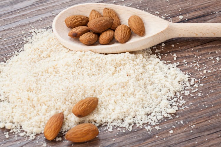 Almond flour is very similar to oat flour. 