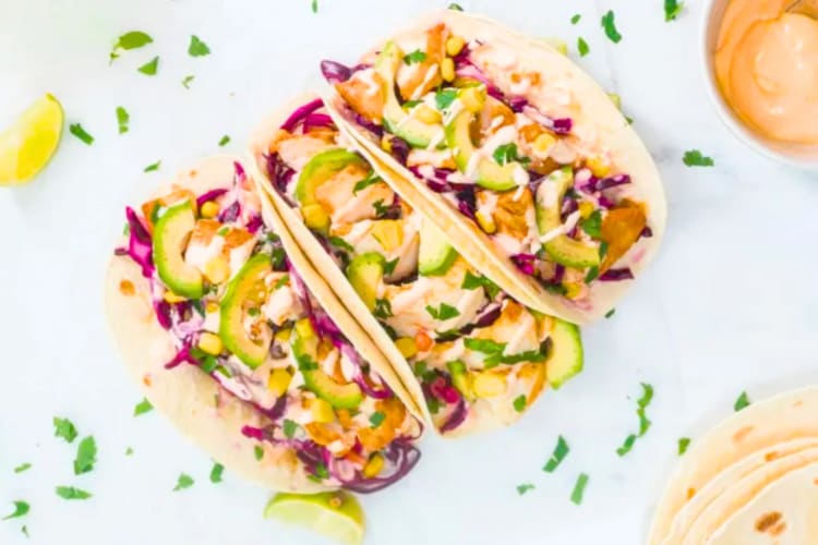 Fish tacos are one of the great lunch food options