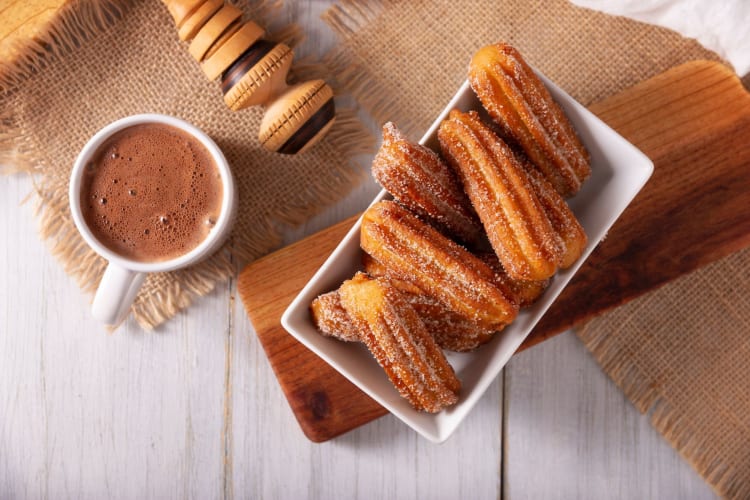 Who doesn't love churros with chocolate?