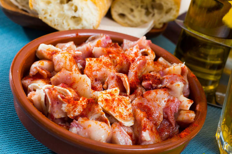Pigs ears are something of a delicacy on the Madrid food scene.