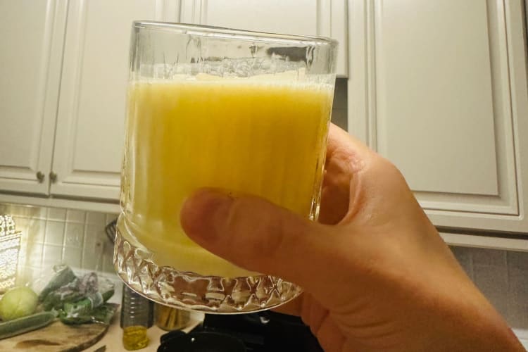Mai Tai mixed in an online cooking class with Cozymeal