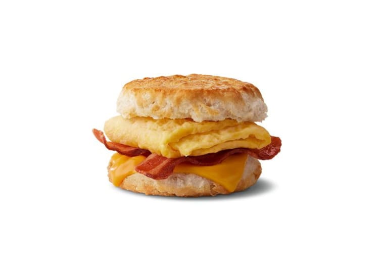 Bacon, egg and cheese biscuit.