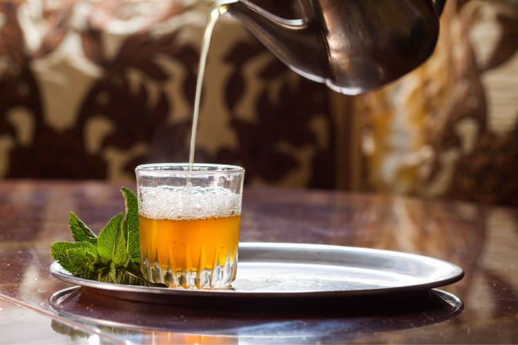 Moroccan tea is served in Granada as a reminder of the city's Moorish past
