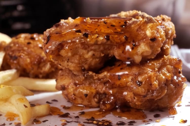 Hot honey fried chicken is a delicious Mother's Day dinner idea