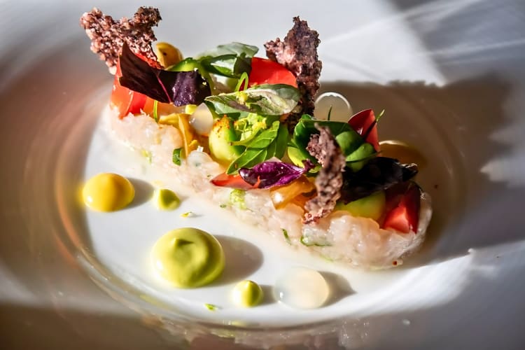 Japanese hamachi tartare